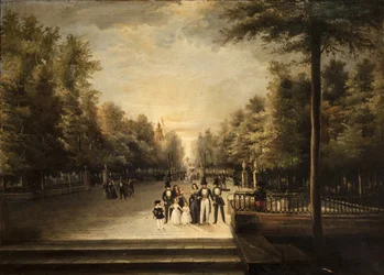 Ansicht des Paseo de Cristina